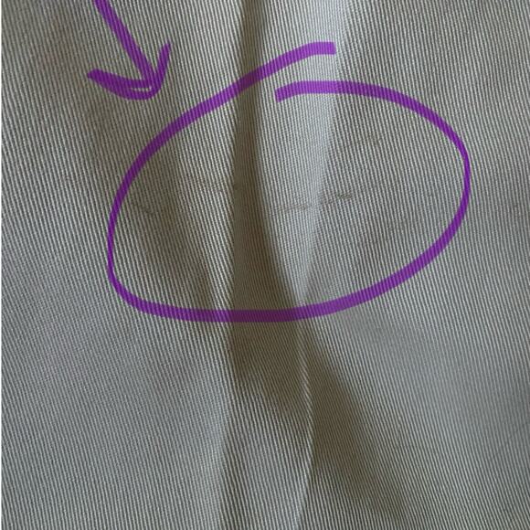 Vintage Lee 90s Pleated Twill Pants Beige 12P High Rise Cotton Workwear Neutral - Picture 13 of 17